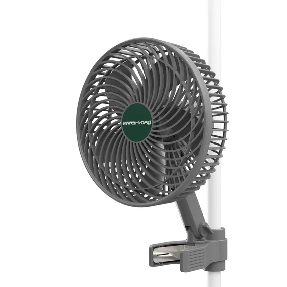 Mars Hydro M6 Grow Tent Clip ventilátor, 6 hüvelykes, automatikusan oszcilláló ventilátor
