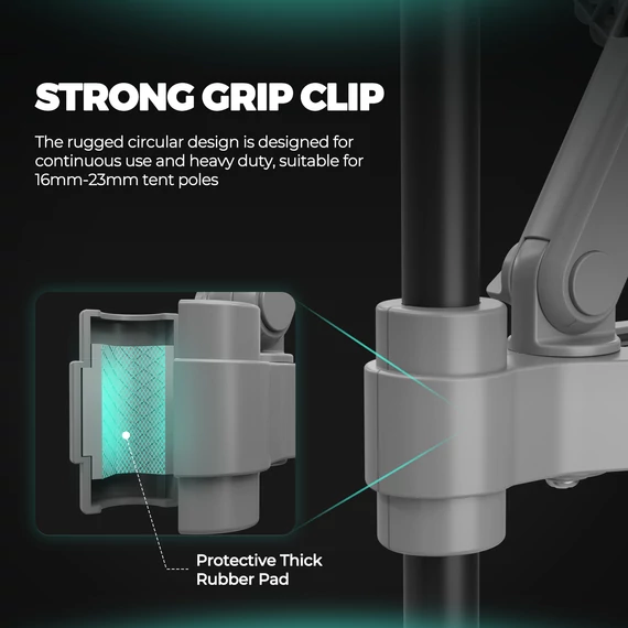 Mars Hydro M6 Grow Tent Clip ventilátor, 6 hüvelykes, automatikusan oszcilláló ventilátor