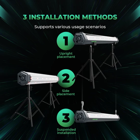 Mars Hydro ADlite 100 1,2 méteres, teljes spektrumú, lombkorona alatti 100 W-os LED világítás