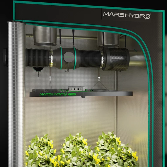 Mars Hydro 150 mm-es elszívó ventilátor (digitális thermosztát vezérlővel)