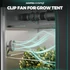 Mars Hydro M6 Grow Tent Clip ventilátor, 6 hüvelykes, automatikusan oszcilláló ventilátor